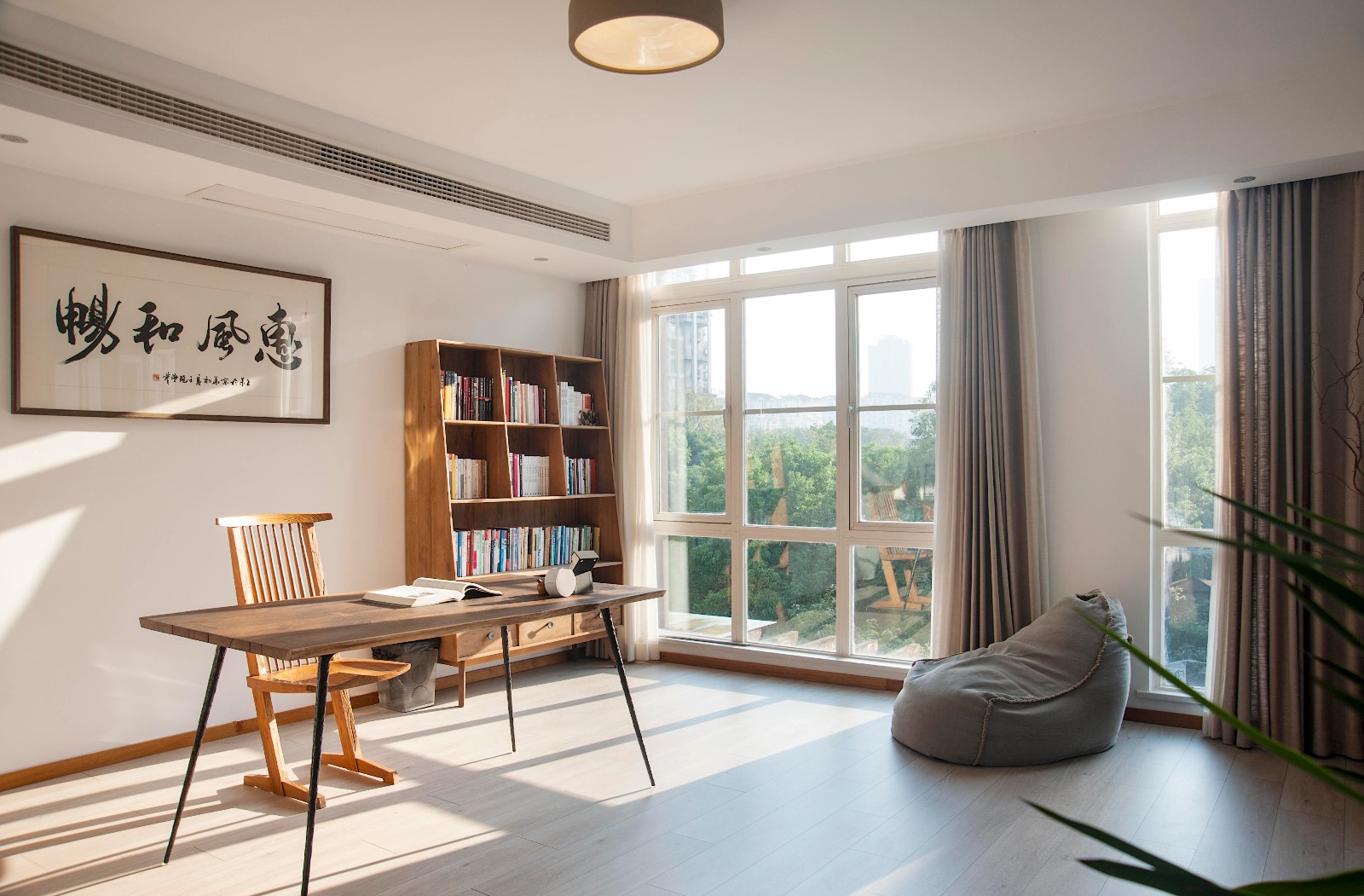 佛山裝修公司田園風格別墅裝修效果圖-書房 佛山裝修公司田園風格別墅裝修效果圖-書房