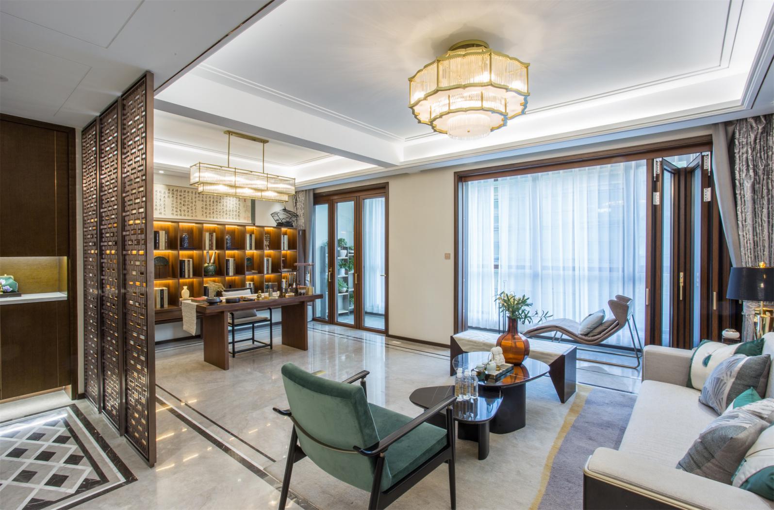 新中式風(fēng)格室內(nèi)設(shè)計家裝案例-客廳 新中式風(fēng)格室內(nèi)設(shè)計家裝案例-客廳