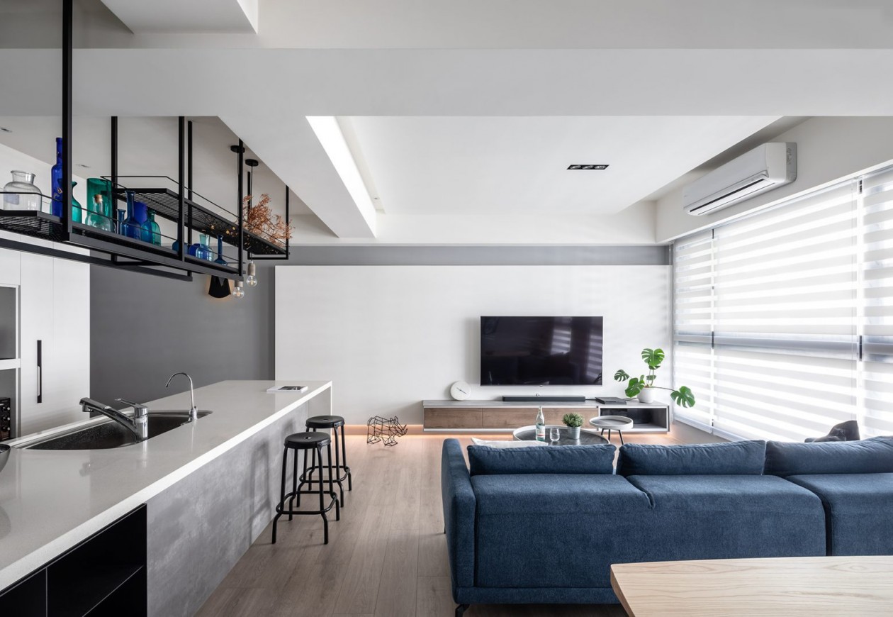 裝修案例現(xiàn)代前衛(wèi)風格室內(nèi)裝修效果圖-開放式廚房 裝修案例現(xiàn)代前衛(wèi)風格室內(nèi)裝修效果圖-開放式廚房