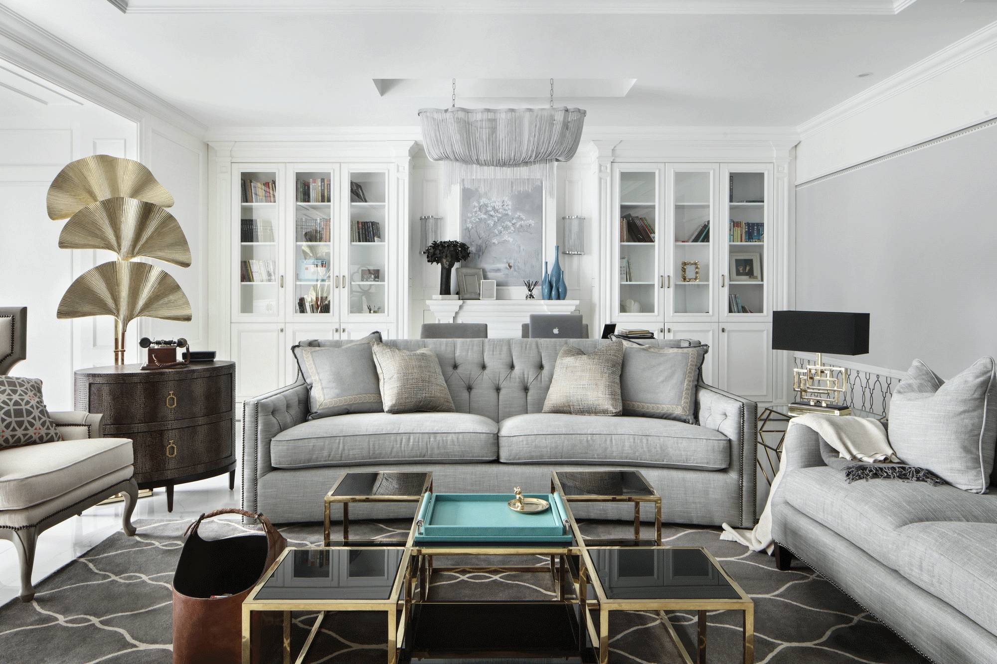 廣州裝修公司歐式輕奢風(fēng)格室內(nèi)裝修效果圖-客廳 廣州裝修公司歐式輕奢風(fēng)格室內(nèi)裝修效果圖-客廳