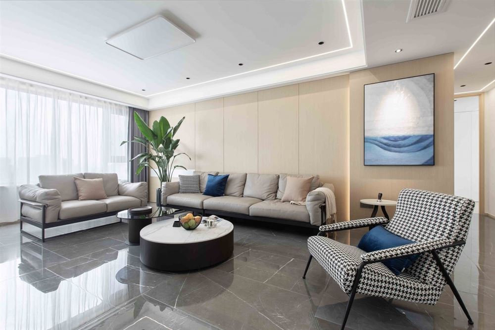 江門市駿景灣豪庭現(xiàn)代簡約風(fēng)格四居室裝修案例