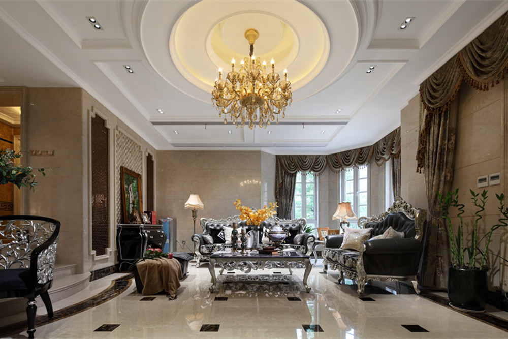 嘉興201-300平米歐式風(fēng)格盛世香堡裝修設(shè)計(jì)案例