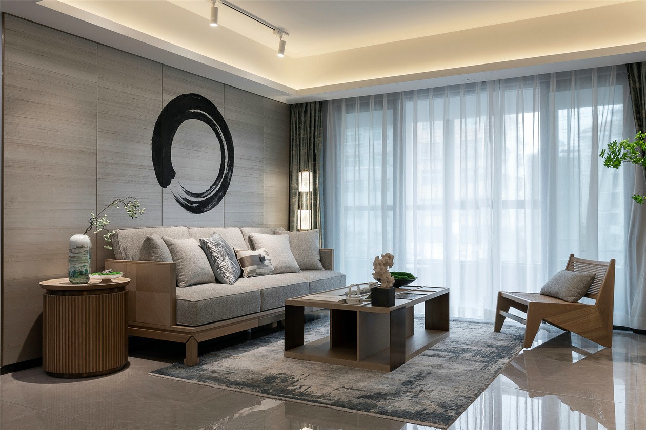 廣州市方圓明月山溪?jiǎng)e墅現(xiàn)代簡約風(fēng)格三居室裝修案例