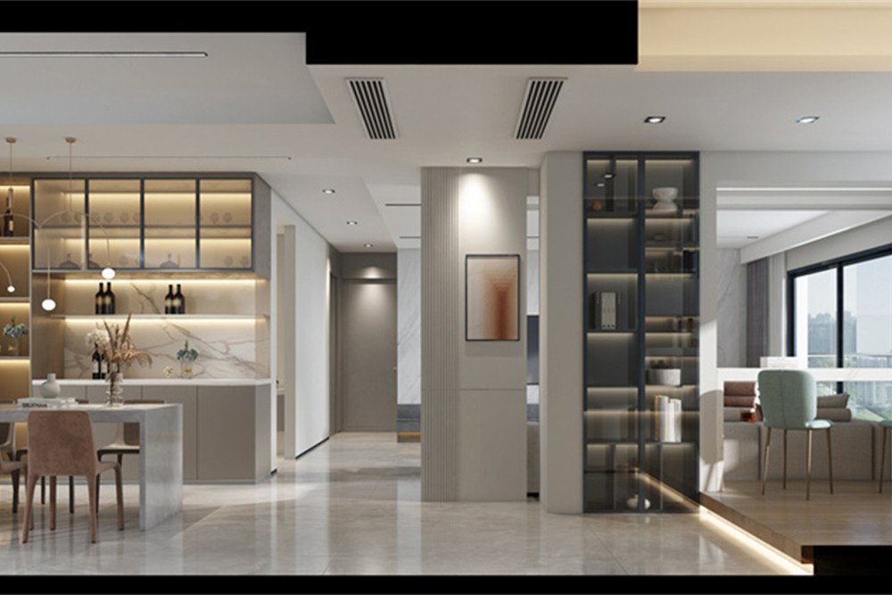 廣州市南沙保利城現(xiàn)代簡(jiǎn)約風(fēng)格三居室裝修案例