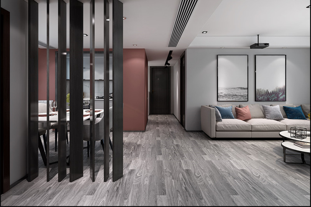 合肥市龍湖&middot;龍譽中心現(xiàn)代簡約風格三居室裝修案例