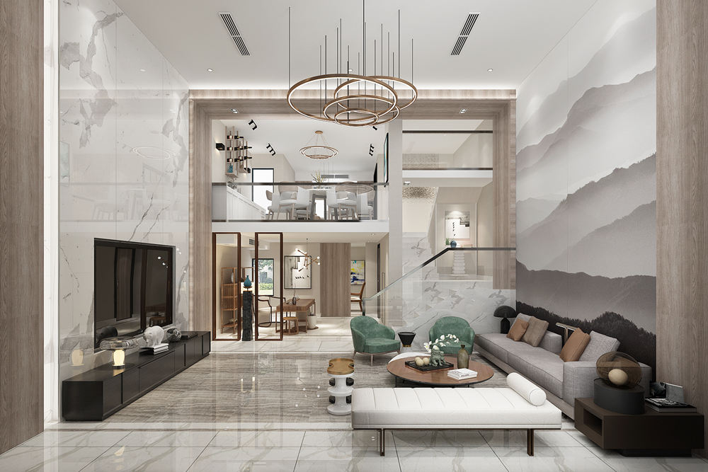 南京301平米以上現(xiàn)代簡(jiǎn)約風(fēng)格東方名城室內(nèi)裝修設(shè)計(jì)案例