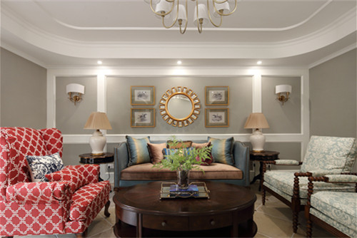 德陽101-200平米美式風格瑞琪曼室內設計效果圖