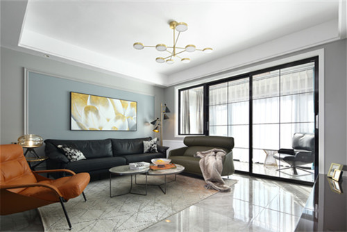 德陽市愛德華庭現(xiàn)代簡約風(fēng)格三居室裝修案例