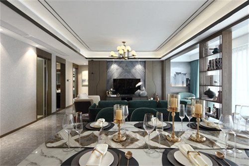 德陽(yáng)市天悅灣.輕奢風(fēng)格三居室裝修案例