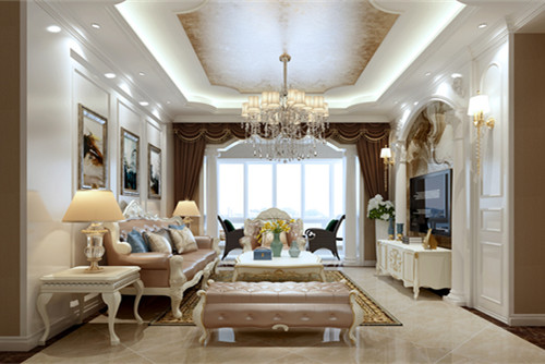 德陽101-200平米歐式風格乾坤天悅裝修設計案例
