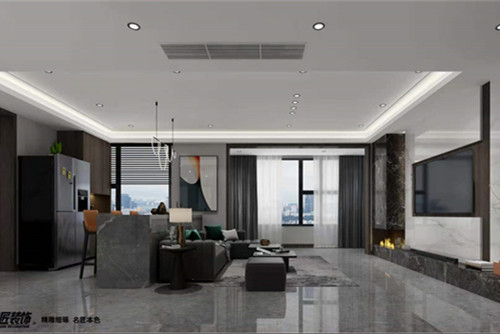 德陽市和德春錦現(xiàn)代簡約風格三居室裝修案例