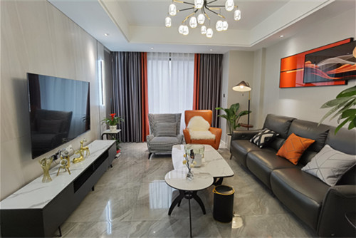 德陽(yáng)市溫莎湖畔現(xiàn)代簡(jiǎn)約風(fēng)格三居室裝修案例