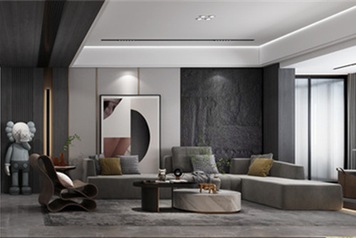 潮州市百合園現(xiàn)代簡約風格三居室裝修案例