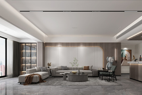 潮州市北橋大廈現(xiàn)代簡(jiǎn)約風(fēng)格四居室裝修案例