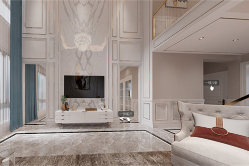 自貢301平米以上美式風(fēng)格晶澤汐樾裝修設(shè)計案例