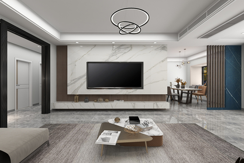 江門(mén)市江海怡景灣現(xiàn)代風(fēng)格三居室裝修案例