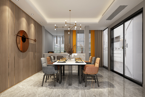 江門市伯爵半島現(xiàn)代風(fēng)格四居室裝修案例