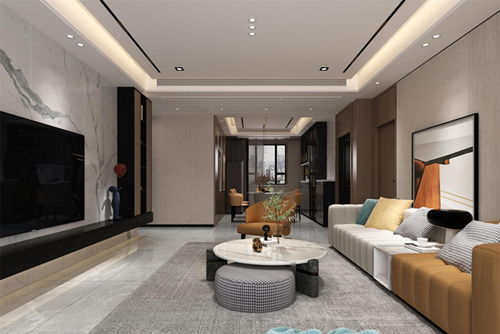 江門市花城又一村現(xiàn)代風(fēng)格三居室裝修案例