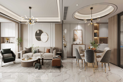 茂名市1978創(chuàng)寓社區(qū)現(xiàn)代簡(jiǎn)約風(fēng)格三居室裝修案例