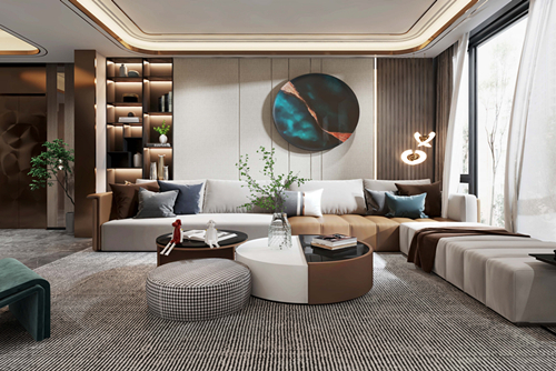 河源市龍光城現(xiàn)代簡(jiǎn)約風(fēng)格四居室裝修案例