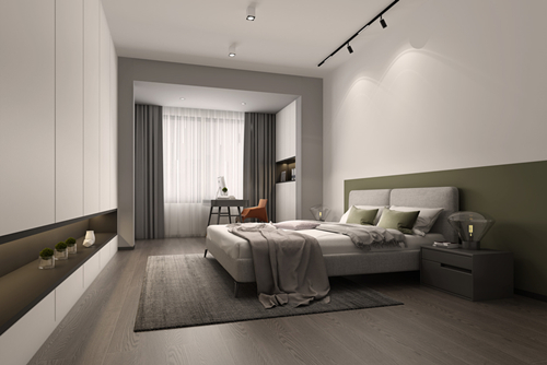 ?？谑协h(huán)球100寶龍城現(xiàn)代簡約風(fēng)格三居室裝修案例