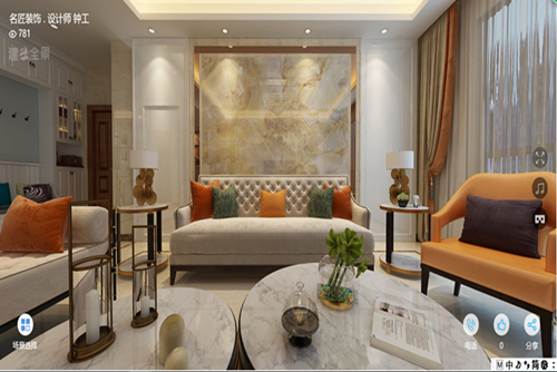 廣州市保利天悅現(xiàn)代簡約風(fēng)格五居室裝修案例