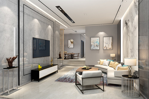 中山市中海龍灣國際新中式風(fēng)格別墅裝修案例