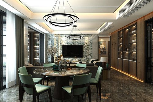 中山市恒大御景現(xiàn)代簡約風格四居室裝修案例