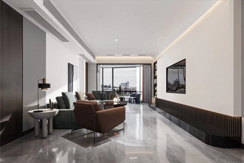 潮州市北園路8號小區(qū)現(xiàn)代簡約風格四居室裝修案例