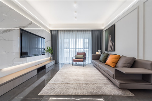 ?？谑心蠂?guó)威尼斯城現(xiàn)代簡(jiǎn)約風(fēng)格四居室裝修案例