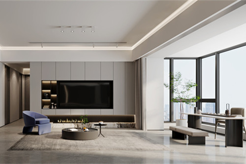 ?？谑斜＠醒牒０冬F(xiàn)代簡(jiǎn)約風(fēng)格三居室裝修案例