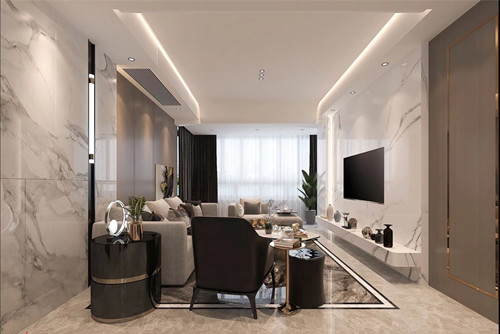 莆田市張鎮(zhèn)水鄉(xiāng)現(xiàn)代簡約風格四居室裝修案例