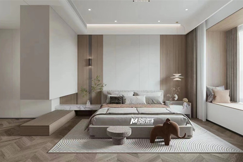 莆田市濱江步行街現(xiàn)代簡約風(fēng)格三居室裝修案例